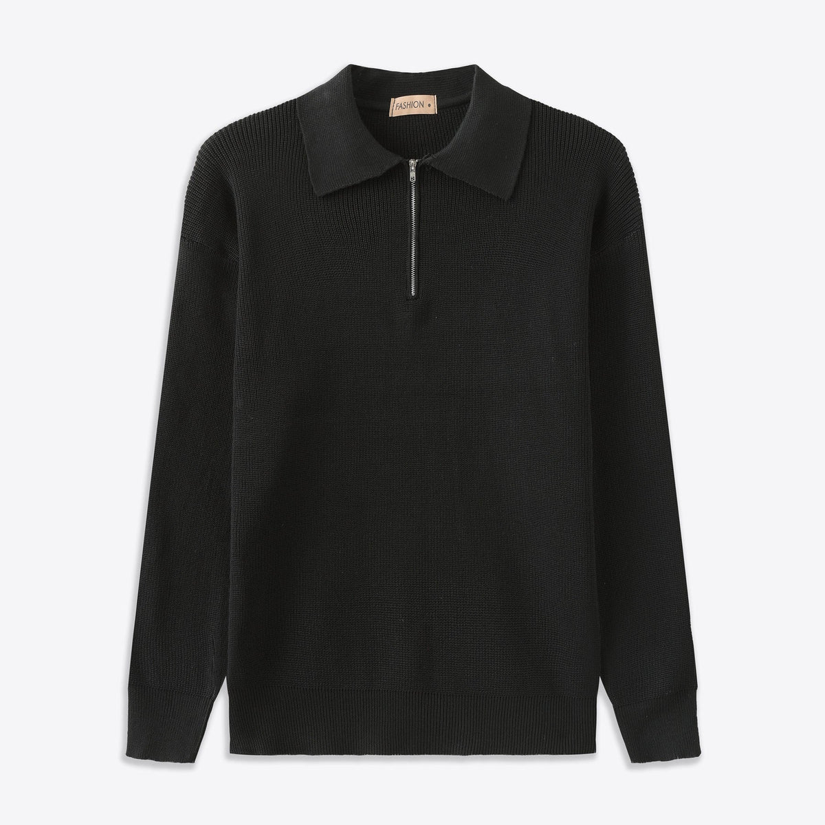 CESARE | Half-Collar Sweater with Zipper