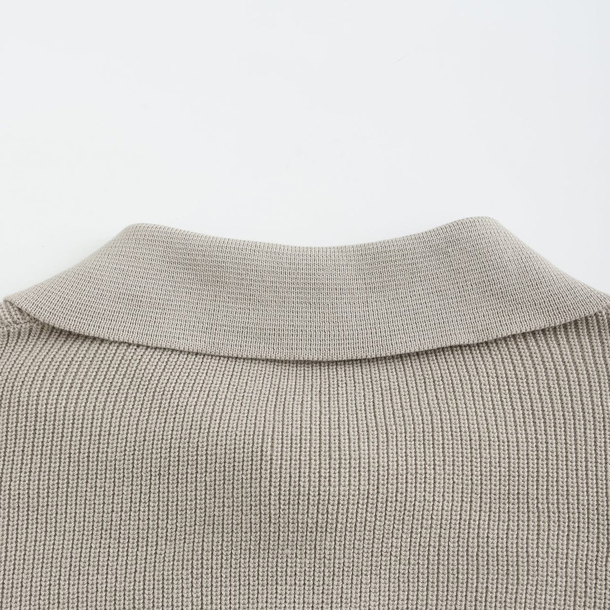 CESARE | Half-Collar Sweater with Zipper