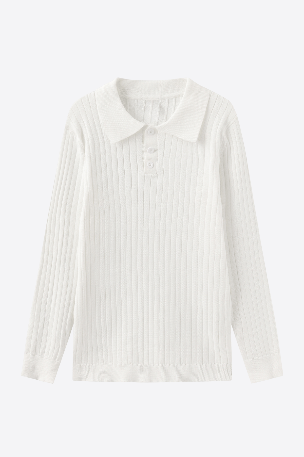 Verone - Long-Sleeved Striped Polo