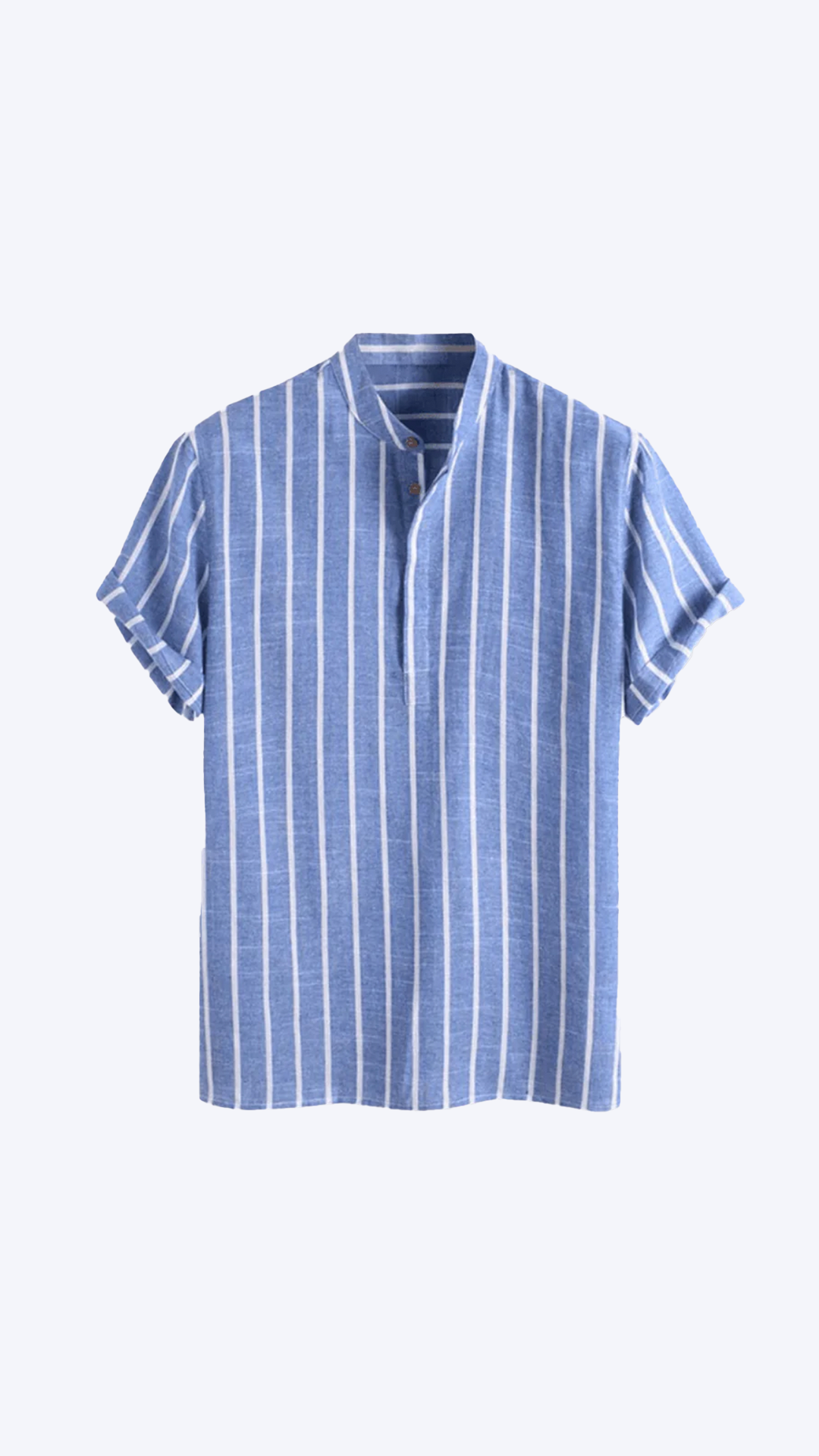 ROS | Blue Short Sleeves Striped Shirt