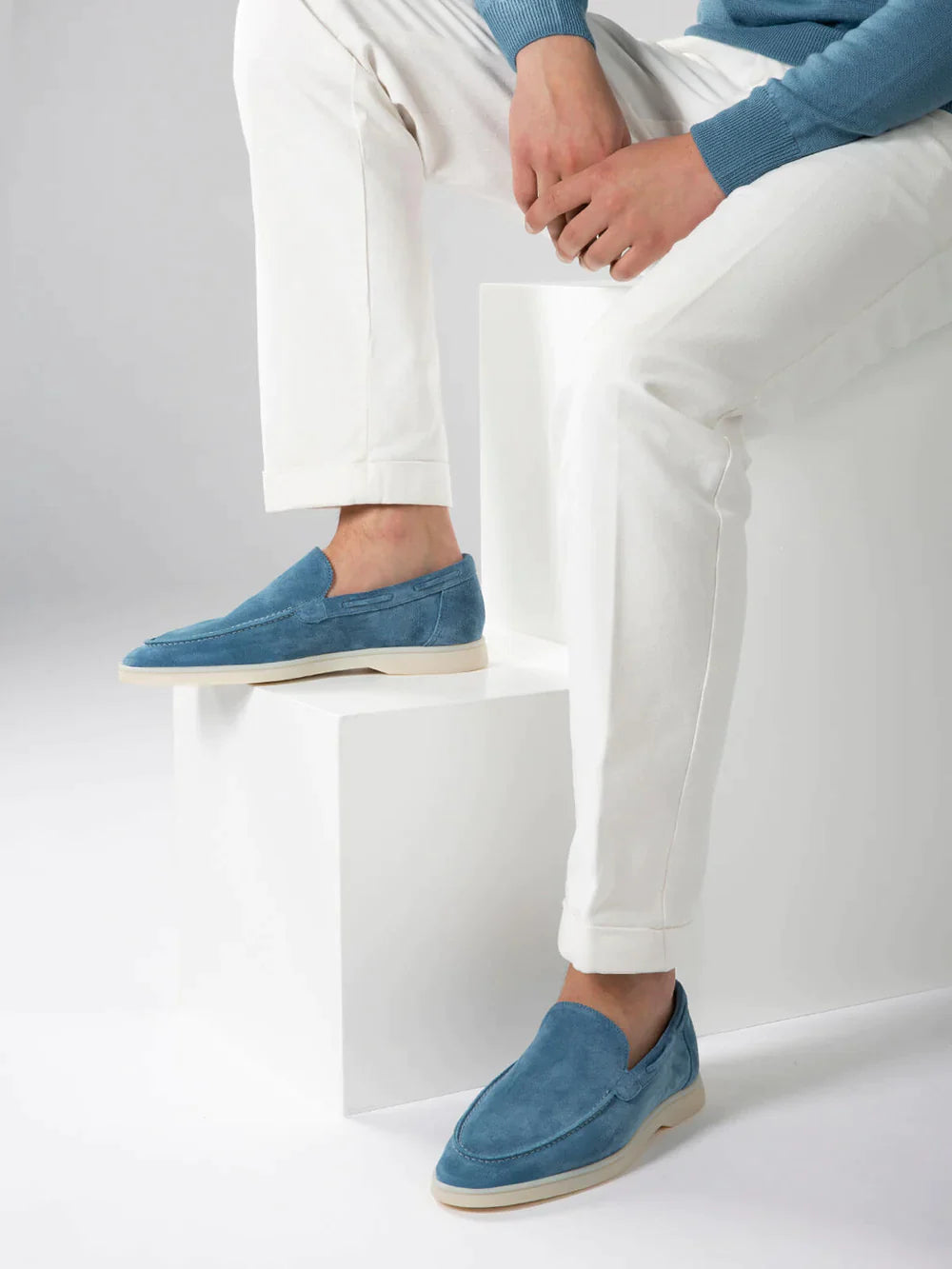 Baby Blue Yacht Loafer