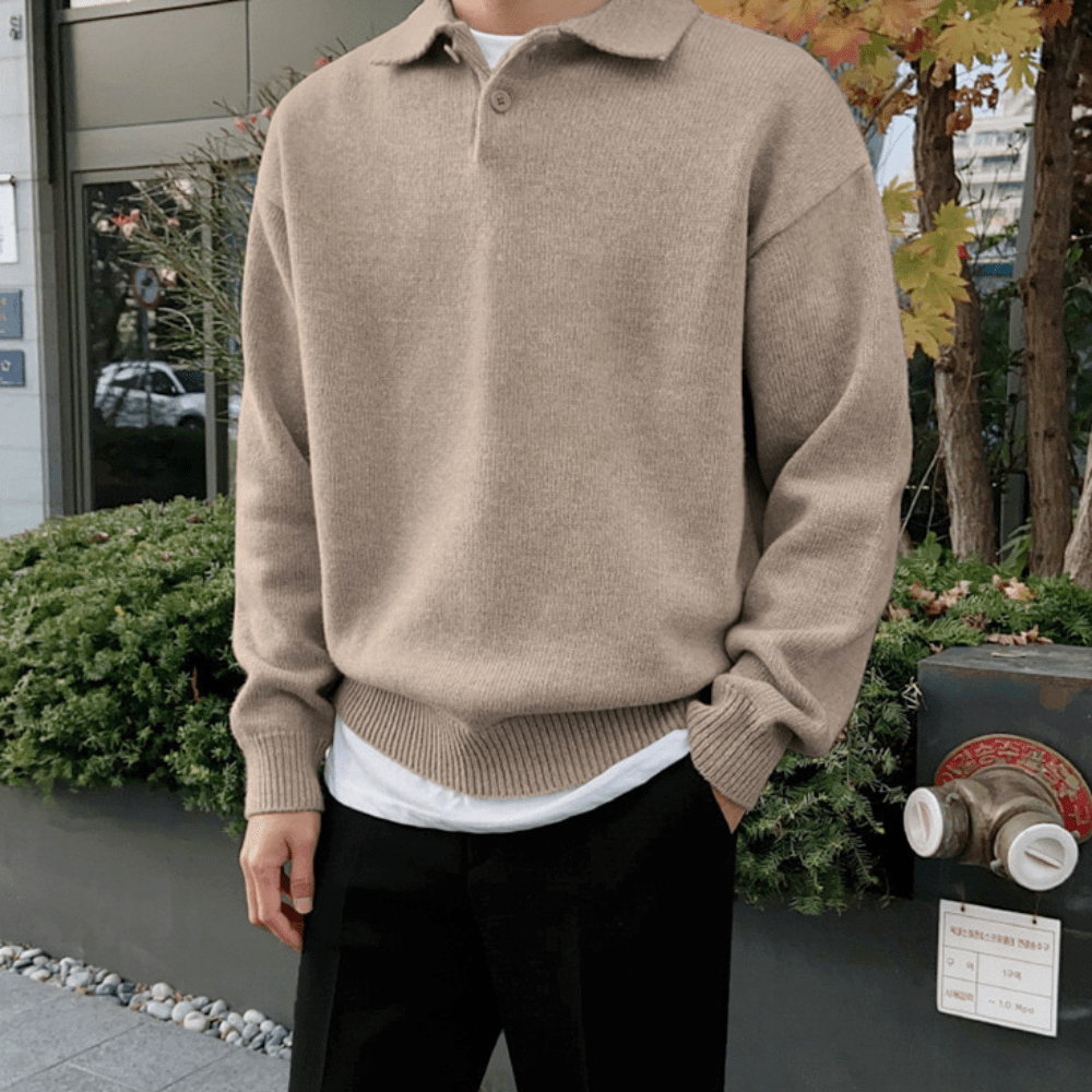 SANDRO | Vintage Pullover with button