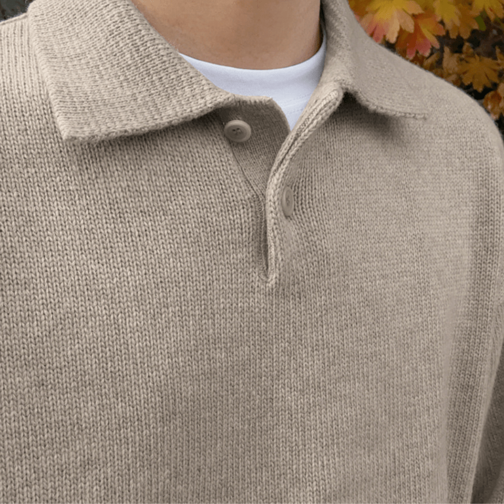 SANDRO | Vintage Pullover with button